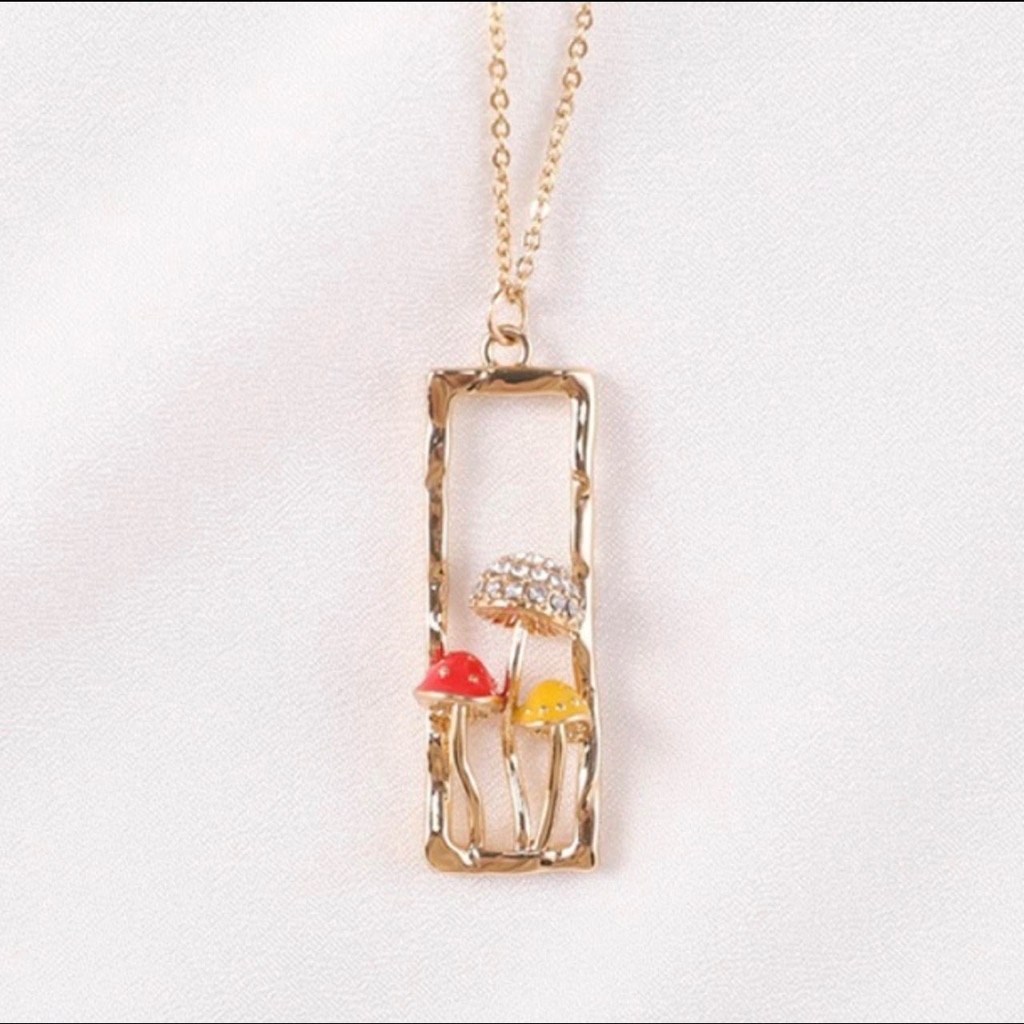 Mushroom Necklace